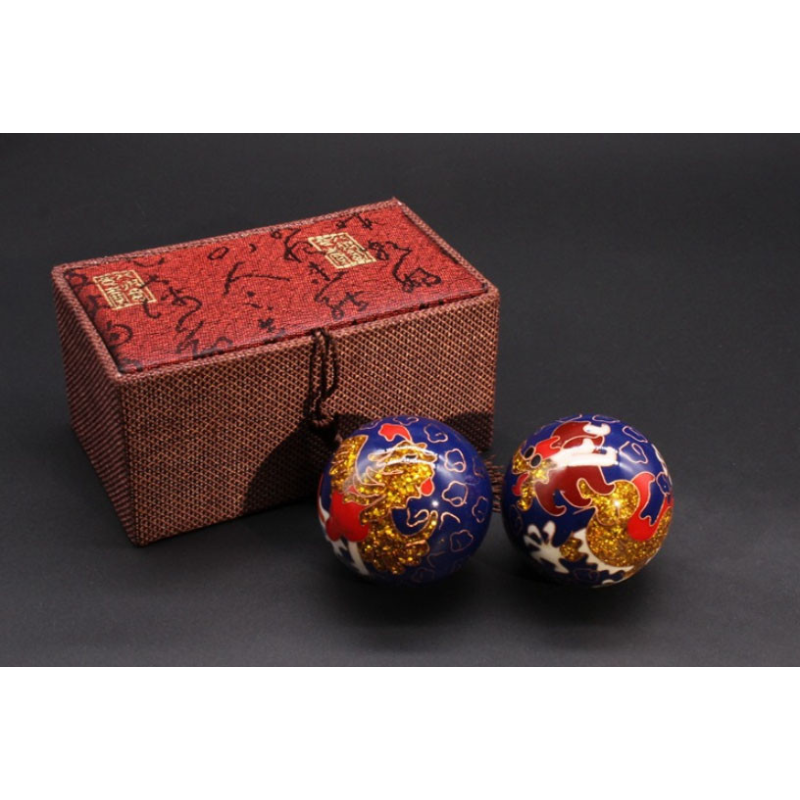 Масажні кулі Баодінг пара з емаллю Преміум №1