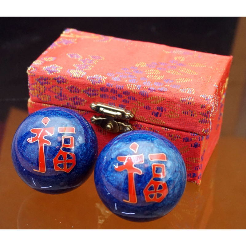 Масажні кулі Баодінг пара d = 4,7см. Емаль №12