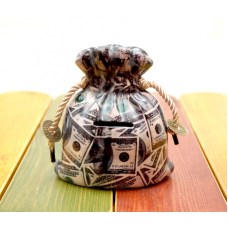 Мішок — скарбничка керамічна No1