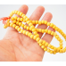 Чітки фарбовані Куркумою 8мм.