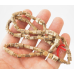 Чітки з дерева Нім із корою 6мм.