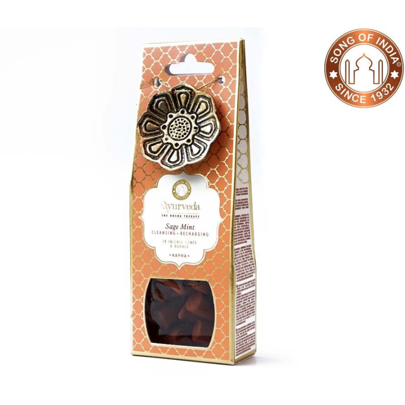 Аюрведичні конуси з підставкою Шавлія М“ята Капха