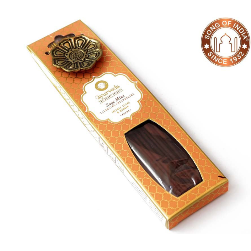 Аюрведичні палички з підставкою Шавлія М“ята Капха