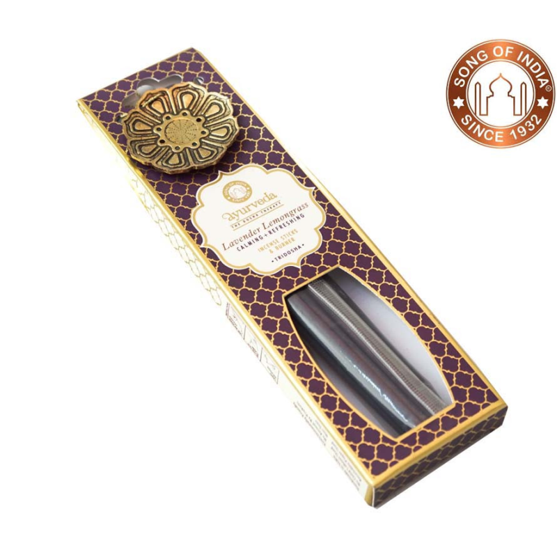 Аюрведичні палички з підставкою Лаванда Лимонник Трідоша