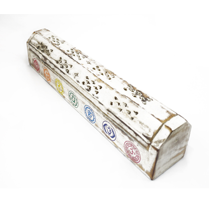 Підставка Скринька 7 чакр Біла