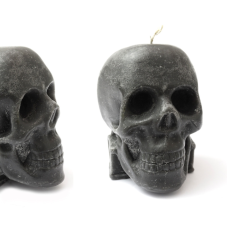 Свічка Череп чорний