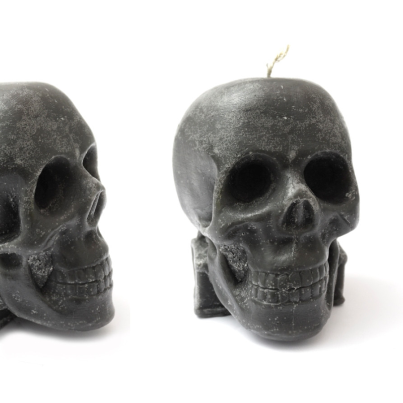 Свічка Череп чорний Свічка Череп чорний