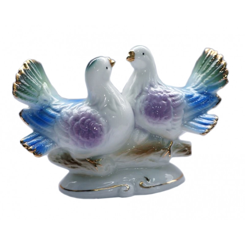 Голуби пара на гілки фаянс Голуби пара на гілки фаянс