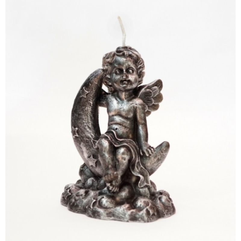 Свічка Срібний Ангел №3
