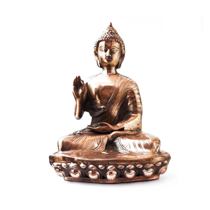 Статуя алюмінієва Будда Статуя алюмінієва Будда