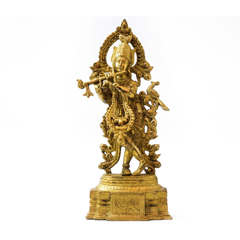 Статуя бронзова Крішна Статуя бронзова Крішна