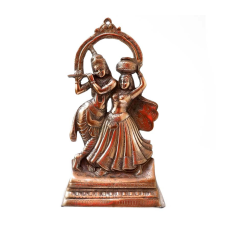 Статуя алюмінієва плоска Радха Крішна