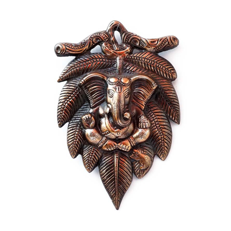 Картина алюмінієва Ганеш на листі