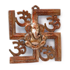 Картина алюмінієва Свастика Ганеш