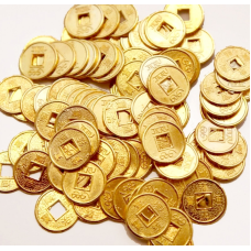 Монета штучно золотий колір 100 МОНЕТ