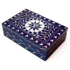 Скринька кам“яна фарбована NO.-157