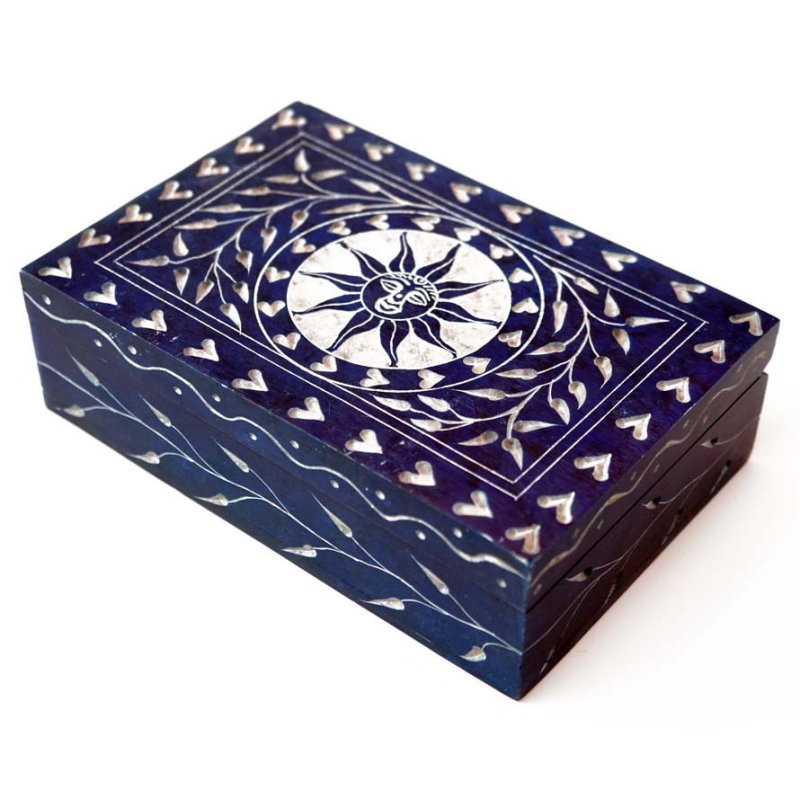 Скринька кам“яна фарбована NO.-157