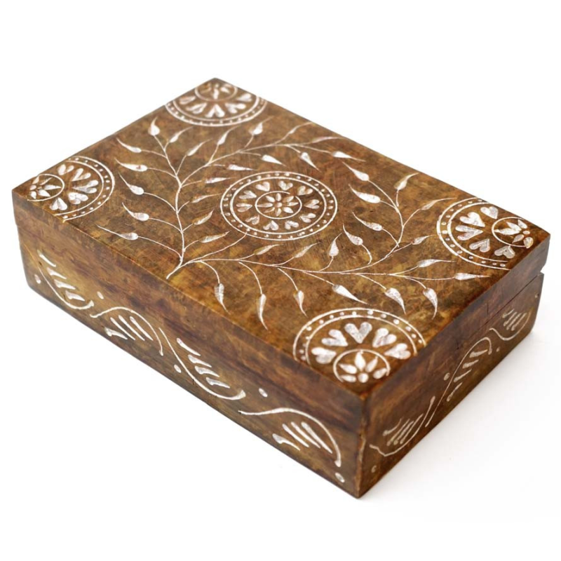 Скринька кам“яна фарбована NO.-162