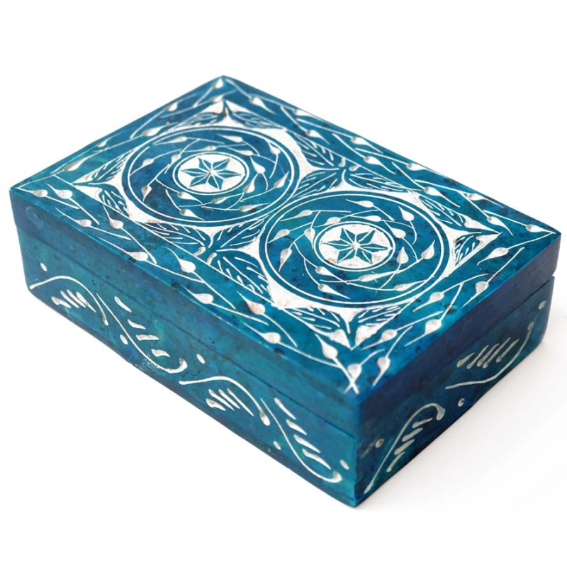 Скринька кам“яна фарбована NO.-165