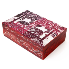 Скринька кам“яна фарбована NO.-167