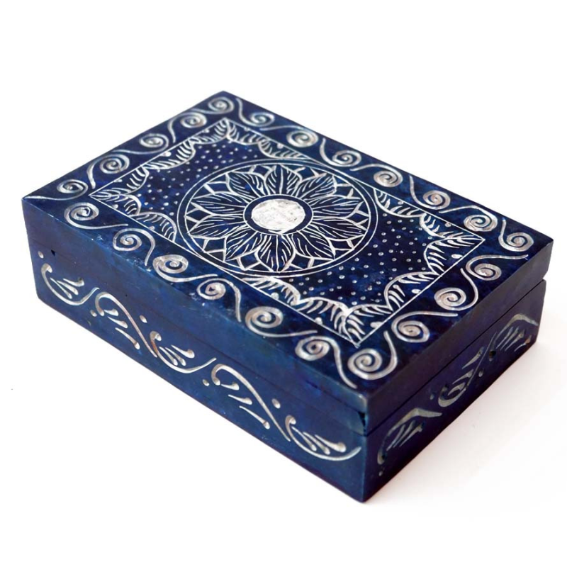 Скринька кам“яна фарбована NO.-161