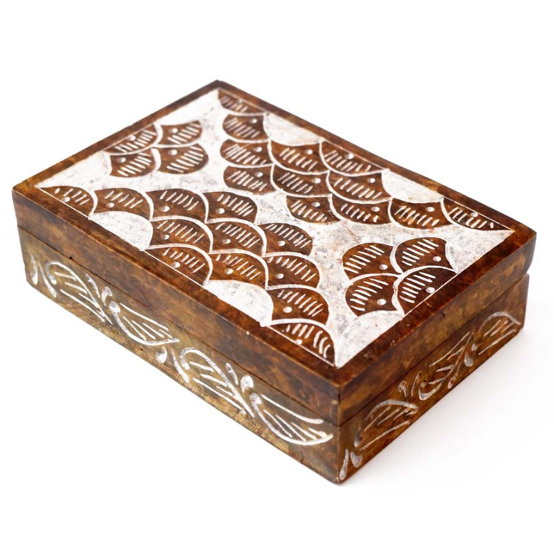 Скринька кам“яна фарбована NO.-164