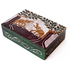 Скринька кам“яна фарбована NO.-182