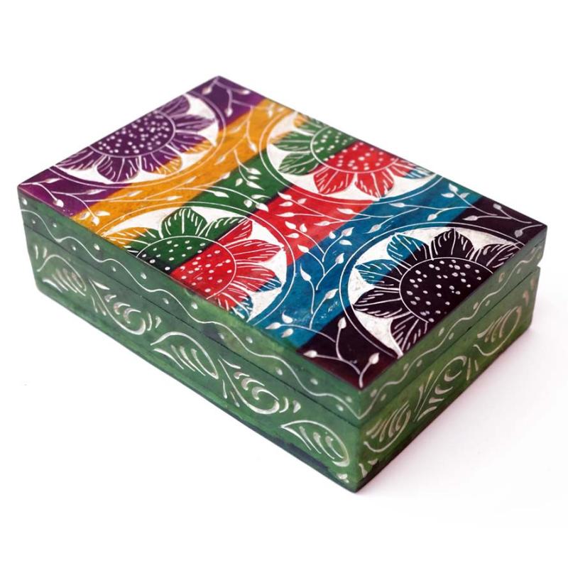 Скринька кам“яна фарбована NO.-189