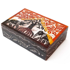 Скринька кам“яна фарбована NO.-184