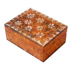 Скринька кам“яна фарбована NO.-206