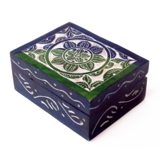 Скринька кам“яна фарбована NO.-219