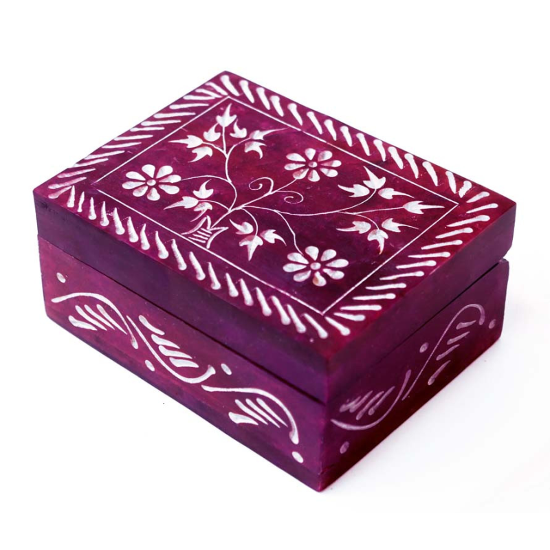 Скринька кам“яна фарбована NO.-201