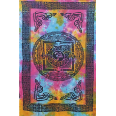 Покривало односпальне Мандала кольорове