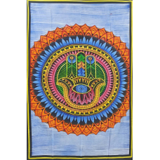 Покривало односпальне Хамса кольорове