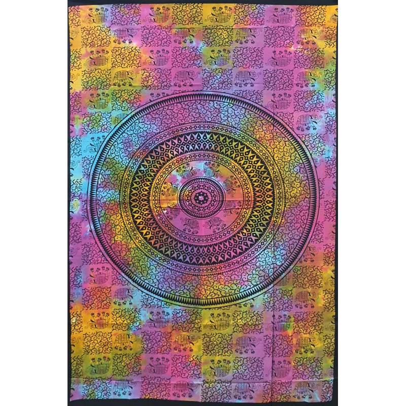 Покривало односпальне Слони кольорове