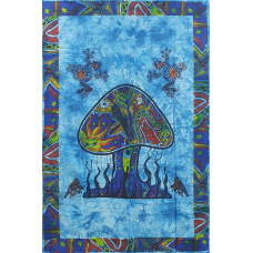 Покривало односпальне Гриб кольорове