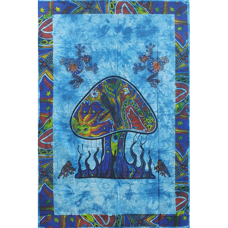 Покривало односпальне Гриб кольорове Покривало односпальне Гриб кольорове