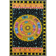 Покривало односпальне Астрологія кольорове