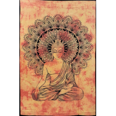 Покривало односпальне Будда жовте