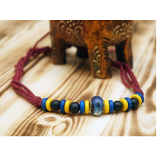 Намиста - амулет із кістки на шнурку №1