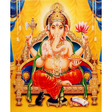 Картина зі світлодіодами Ганеш №3