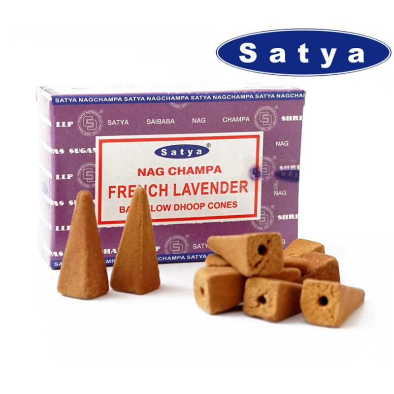Satya Back Flow cones FRENCH LAVENDER Французька лаванда Satya Back Flow cones FRENCH LAVENDER Французька лаванда