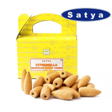Satya Back Flow cones CITRONELLA Цитронелла 24 конуси