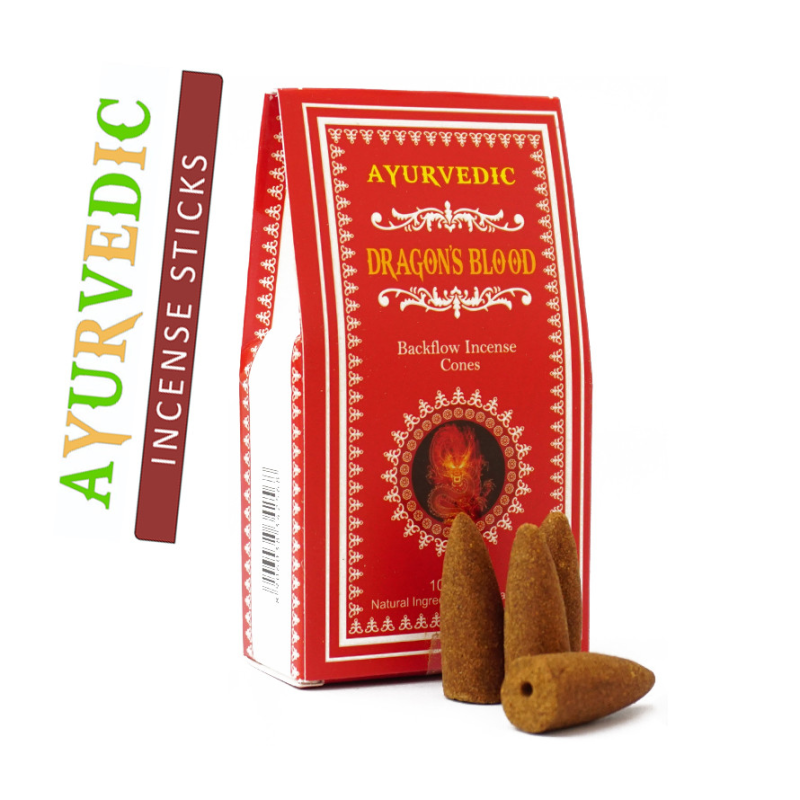 Ayurvedic BACK FLOW Конусі Крев дракона