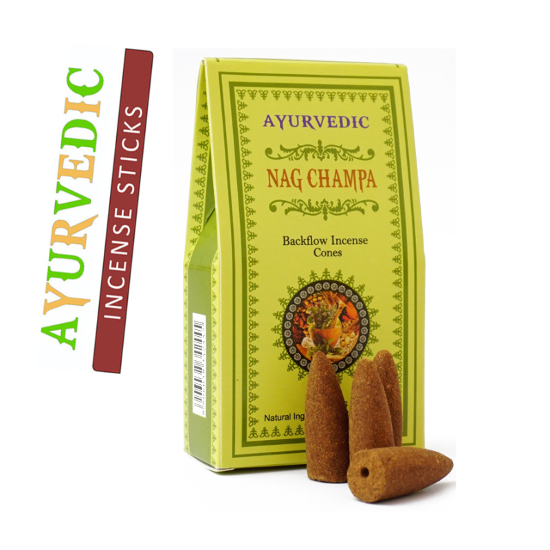 Ayurvedic BACK FLOW Конусі Наг Чампа