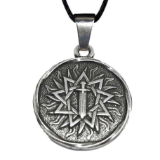 Слов“янський амулет Меч вістрям вниз у зірці Інглії №19