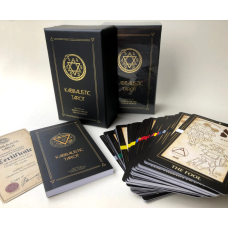 Каббалістичне таро Kabbalistic tarot Tarotmania (Чорні із золотим тисненням)
