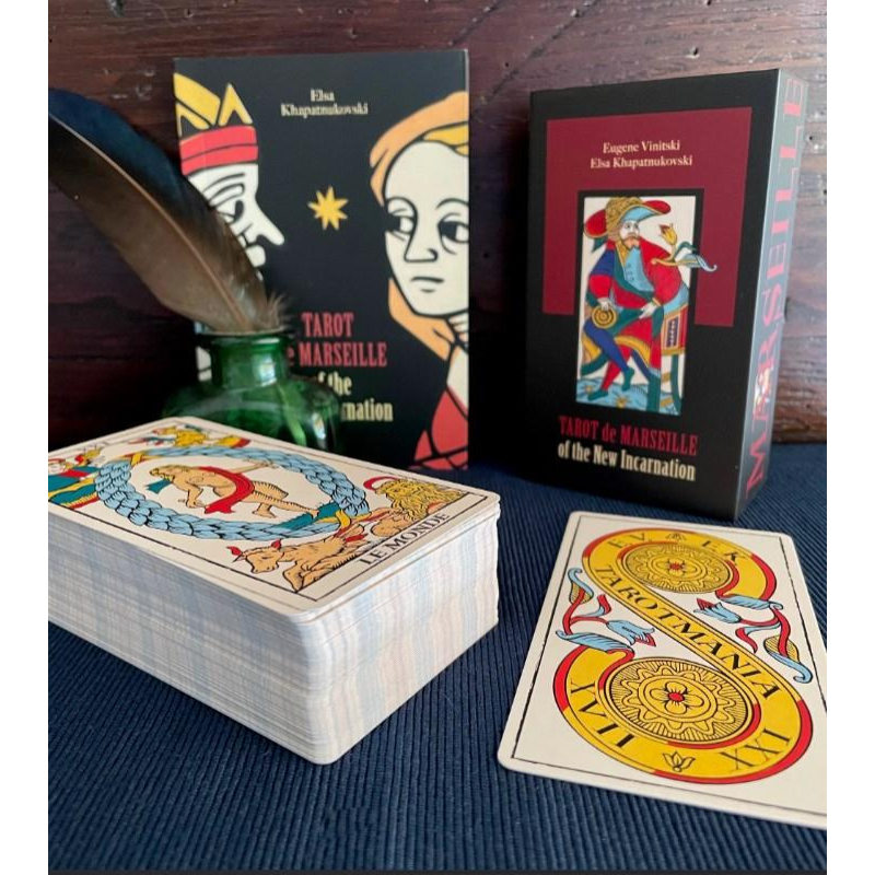 Таро Марселя Нового Втілення, унікальна колода типу TdM із повністю ілюстрованими молодшими арканами