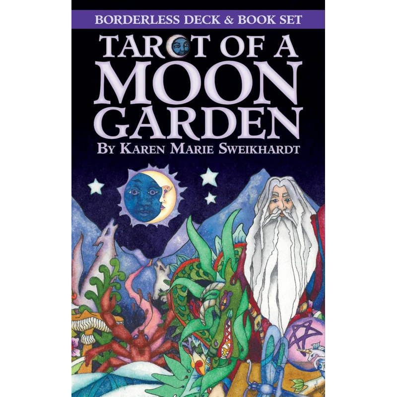 Карти Таро “Місячний сад“ безрамочне / Tarot Of A Moon Garden Borderless Deck & Book Set Cards Карти Таро “Місячний сад“ безрамочне / Tarot Of A Moon Garden Borderless Deck & Book Set Cards