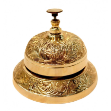 Дзвіночок Porters жовтий метал Арт.25073